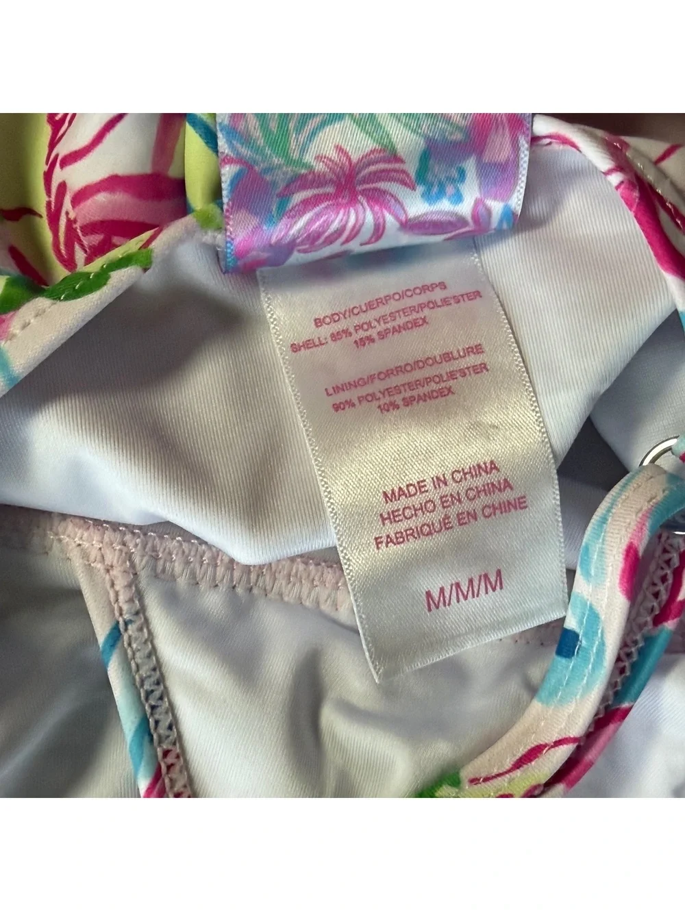 STELLA PARKER tummy control Standard Tiered Maillot One Piece Swimsuit $108 NWT